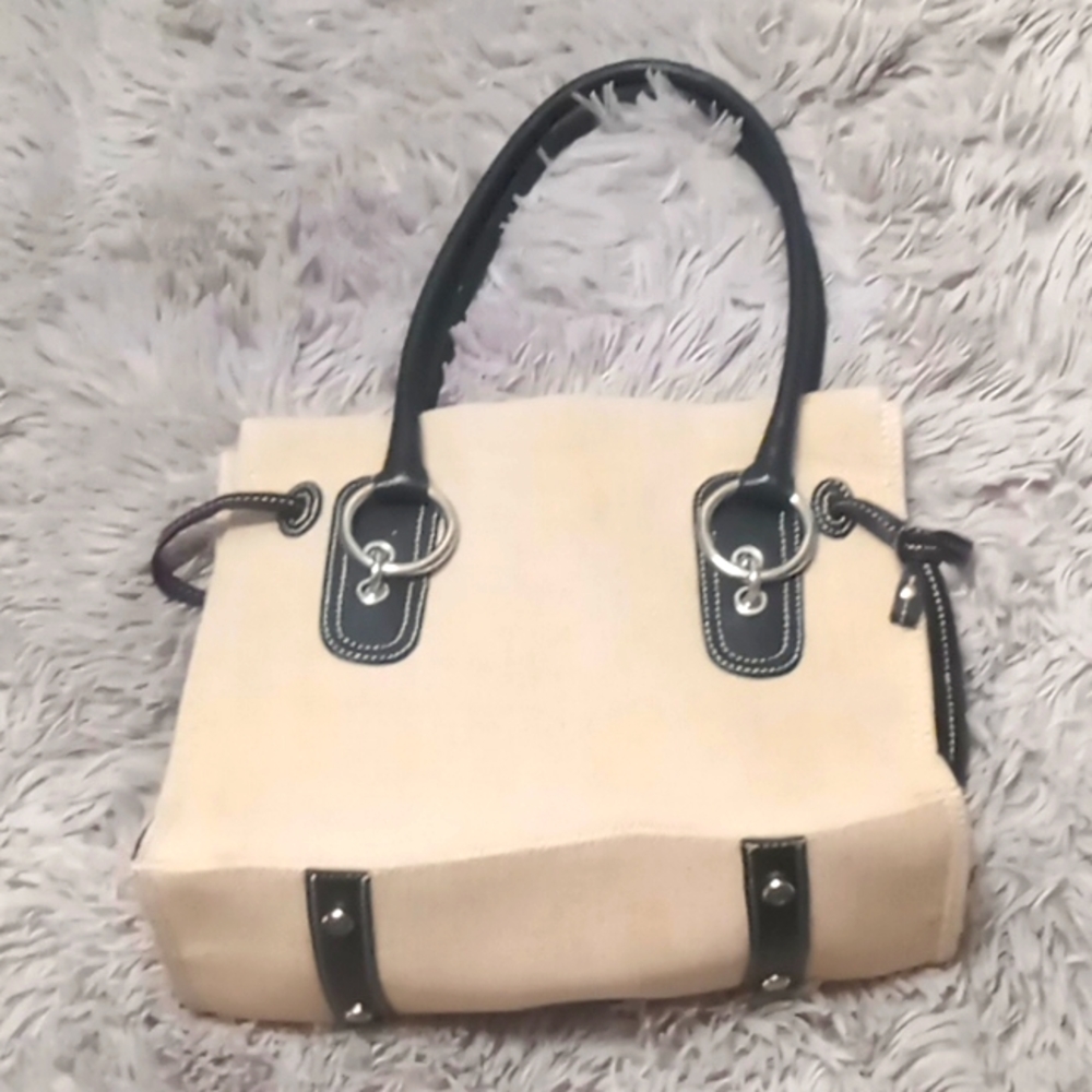 Medium sized Talbot's beige canvas bag